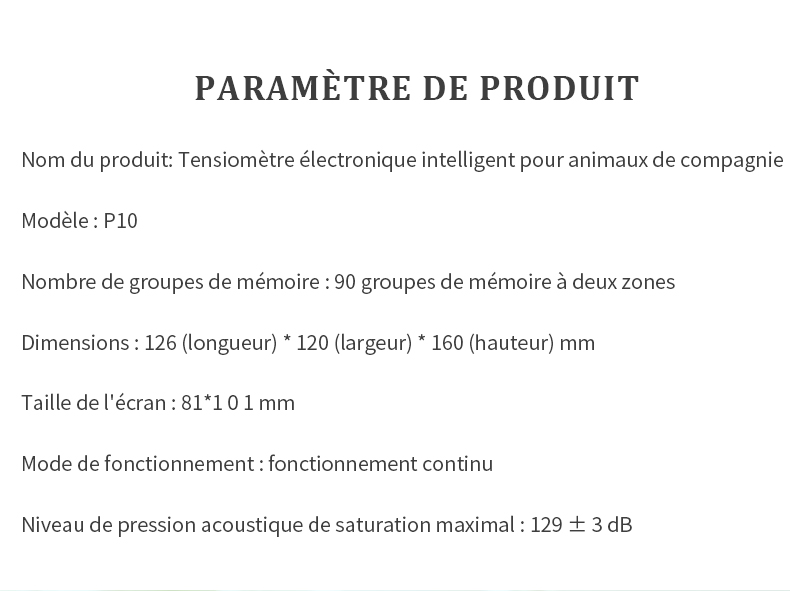 Moniteur de pression artérielle