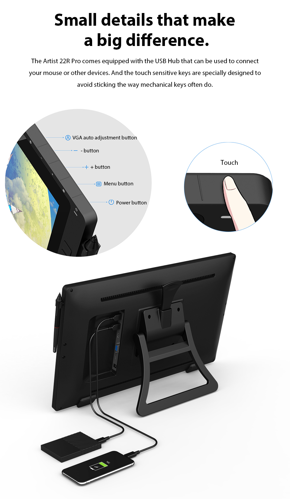 Tablette graphique Artist 22R Pro Tablette graphique Artist 22R Pro