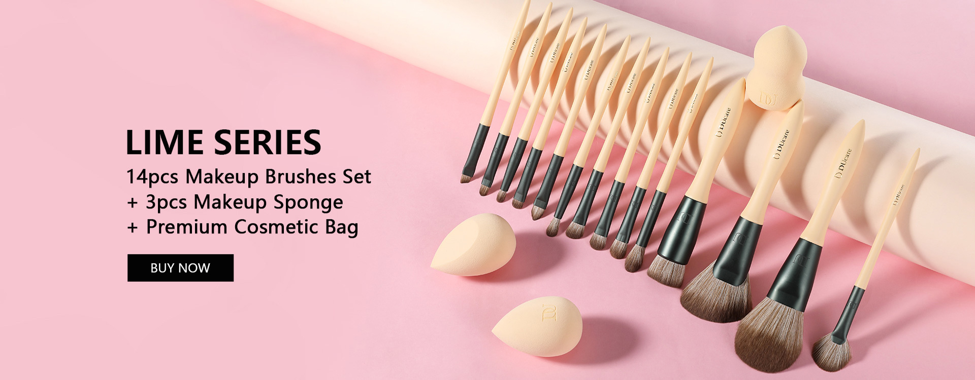 DUcare – ensemble de pinceaux de maquillage, lot de 8 à 14 pièces, avec sac, pour fond de teint, mélange de Blush, ombre à paupières, poils en Nylon DUcare – ensemble de pinceaux de maquillage, lot de 8 à 14 pièces, avec sac, pour fond de teint, mélange de Blush, ombre à paupières, poils en Nylon