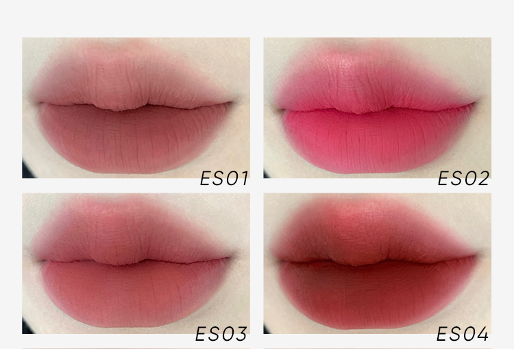 Rouge à lèvres expresso mat, rouge clair, fin, longue durée, boue pour les lèvres, maquillage pour femmes