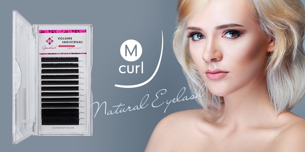 GENIELASH – Extensions de cils individuels en vison, Volume, naturels, 12 rangées, 0.07/0.10, 8-15mm