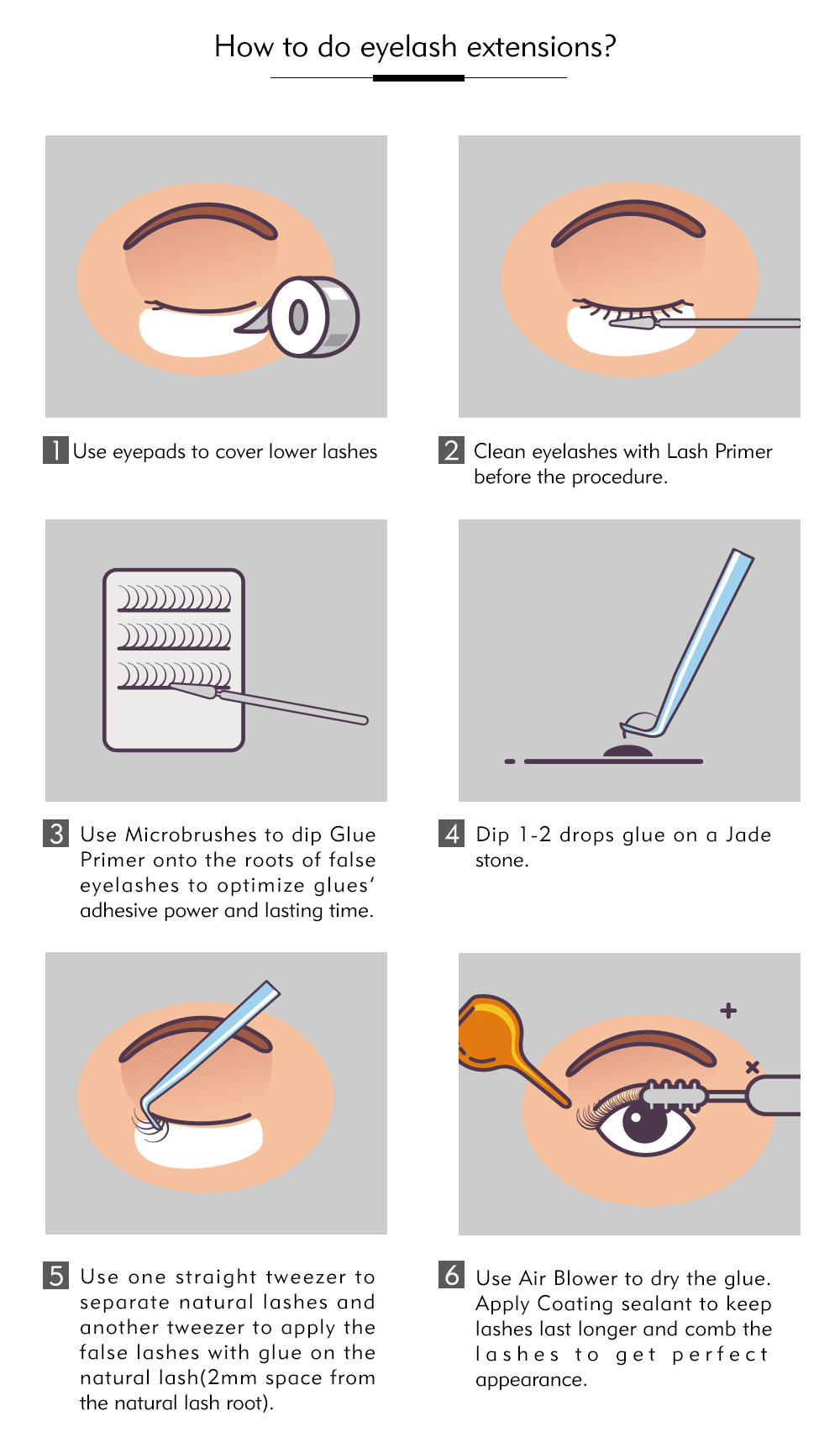 GENIELASH – Extensions de cils individuels en vison, Volume, naturels, 12 rangées, 0.07/0.10, 8-15mm