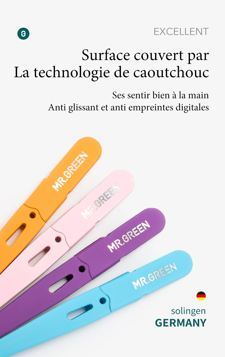 MR.GREEN – pinces à sourcils colorées