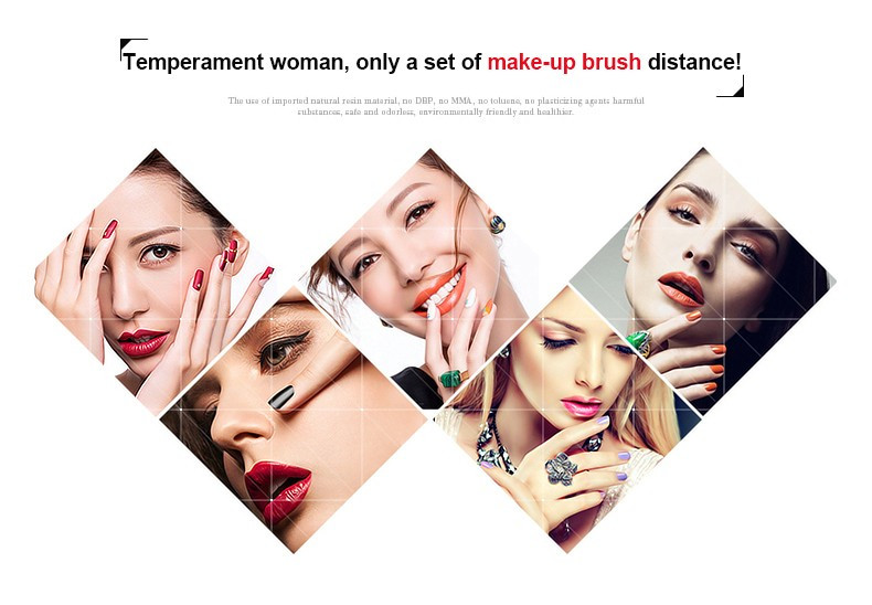 32 pièces pinceaux de maquillage noirs 32 pièces pinceaux de maquillage noirs