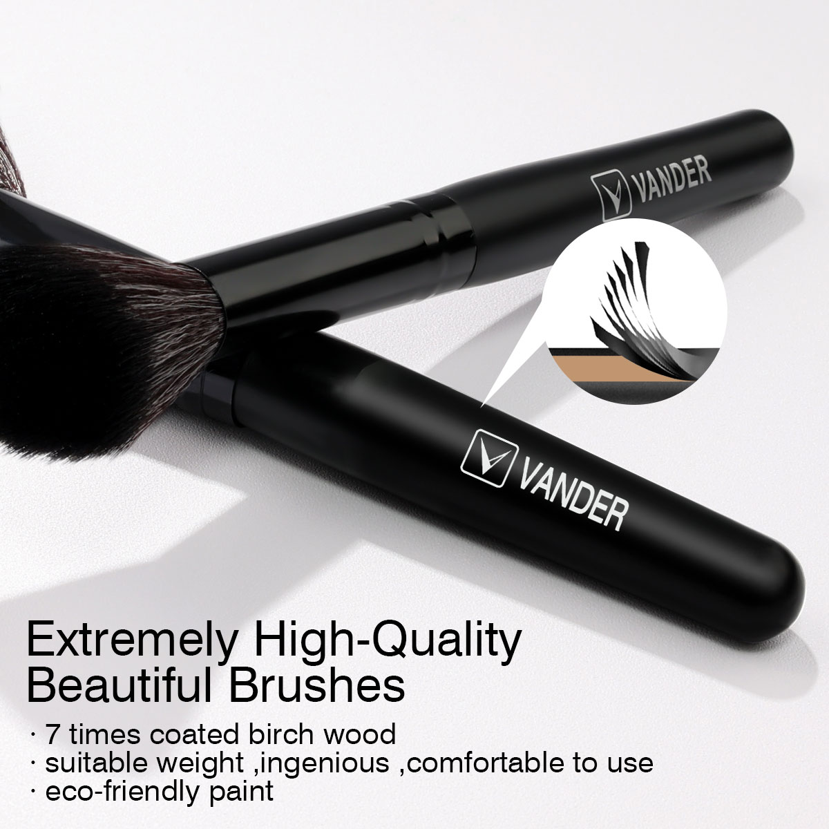 32 pièces pinceaux de maquillage noirs 32 pièces pinceaux de maquillage noirs